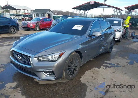 2021 Infiniti Q50 Luxe z USA, uszkodzony, nr VIN JN1EV7AR7KM559508